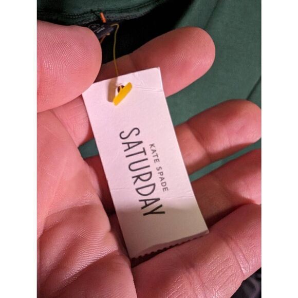 Kate Spade Saturday Neoprene Body Mini Dress Quilted Sponge Pine/Green Women's S - Picture 3 of 7